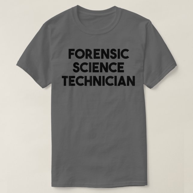 Camiseta Forense Science Technician (Frente do Design)