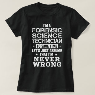 Camiseta Forense Science Technician