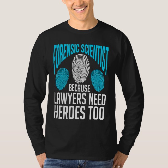 Camiseta Forensic Scientist  Forensics Science Crime Chemis (Frente)