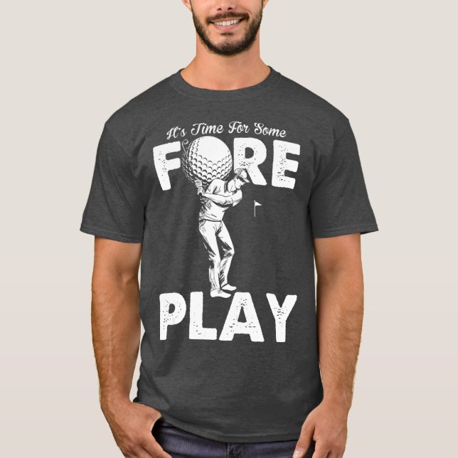 Camiseta Foreplay Innuendo Engraçado Golf Adulto Humor (Frente)