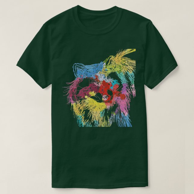 Camiseta Forest Animal Gift Racoon (Frente do Design)