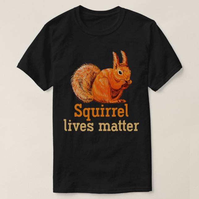 Camiseta Forest Animal Rights Activist Gift Squirrel (Frente do Design)