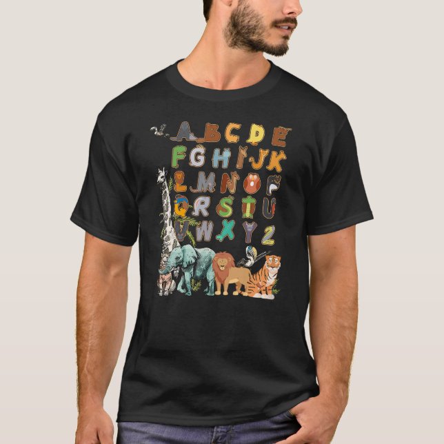 Camiseta Forest Animals & Jungle Animal Idea For Kids Anima (Frente)