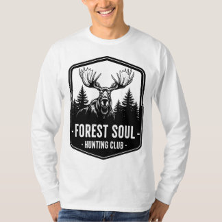 Camiseta Forest Soul Hunting Club - Ilustração Mose Vintag