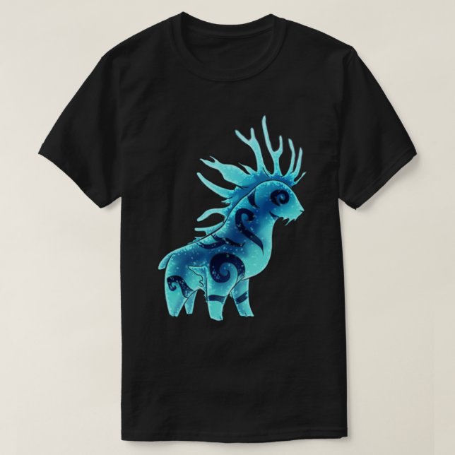 Camiseta Forest Spirit Night Chibi (Frente do Design)