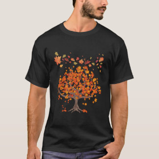 Camiseta Forest Trees Autumn Leaves Nature Fall