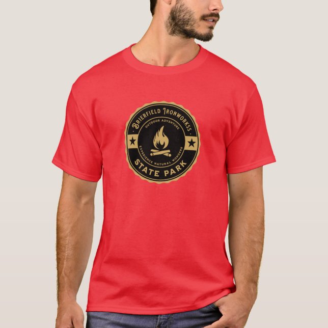 Camiseta Forest Wilderness Nature Camping Brierfield Ironwo (Frente)