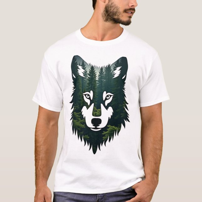 Camiseta Forest Wolf (Frente)