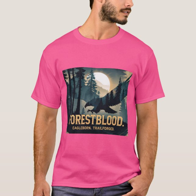 Camiseta Forestblood – Espíritu Salvaje Nacido del Bosque (Frente)