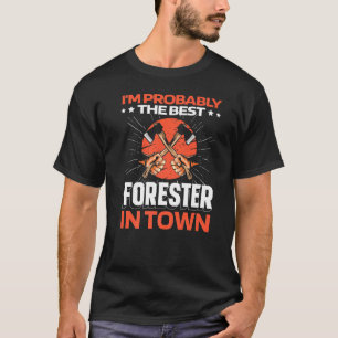 Camiseta Forester Ax - Timberjack Logger Lumberjack Premiu