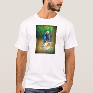 Camiseta Forester do cirurgião arborista em árvore