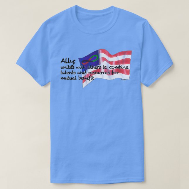 Camiseta Forever African  Forever American  Ally  (Frente do Design)