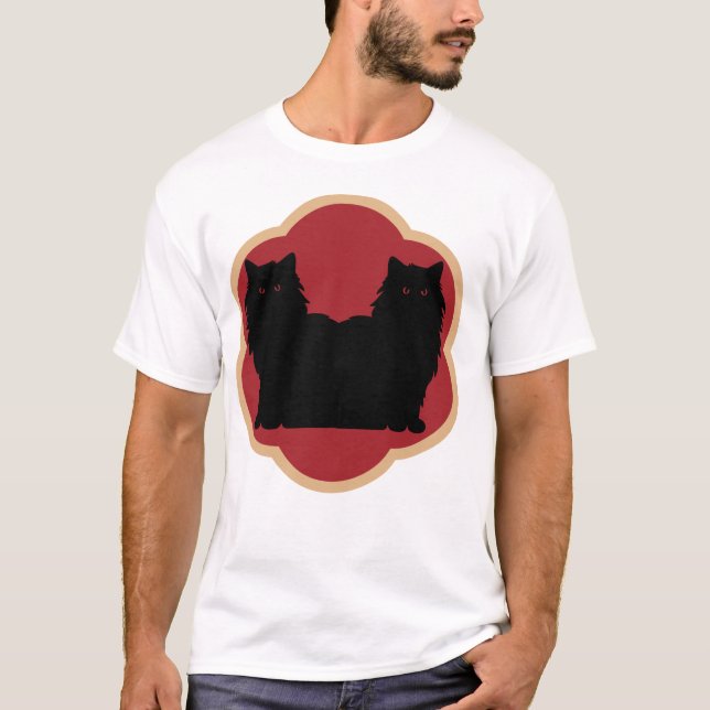 Camiseta Forever Friends Cats Love Design (Frente)