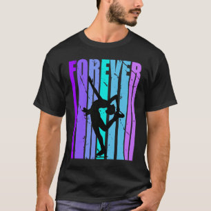 Camiseta Forever Ice Skating Retro Vintage Afetou Seaso