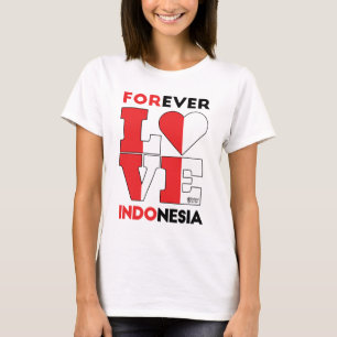 Camiseta Forever Love Indonesia White
