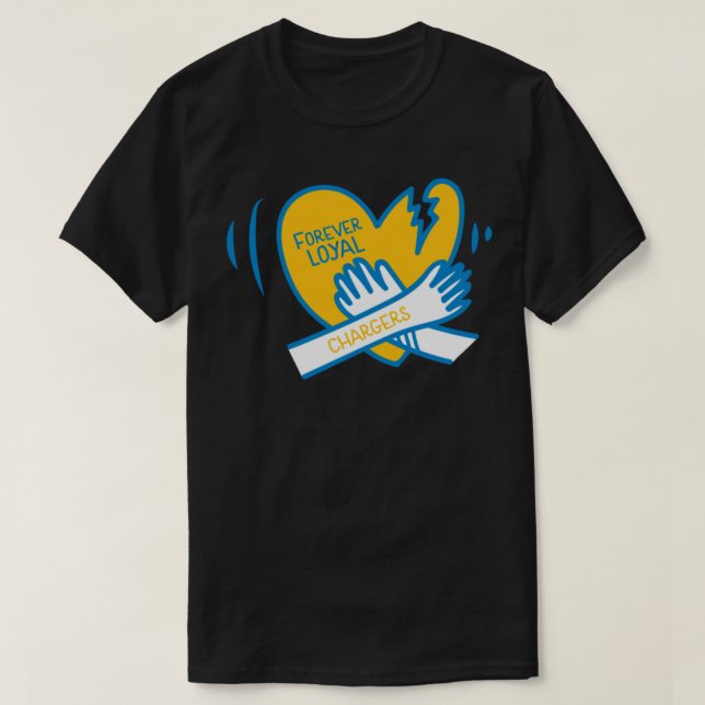 Camiseta Forever Loyal Los Angeles Chargers (Frente do Design)