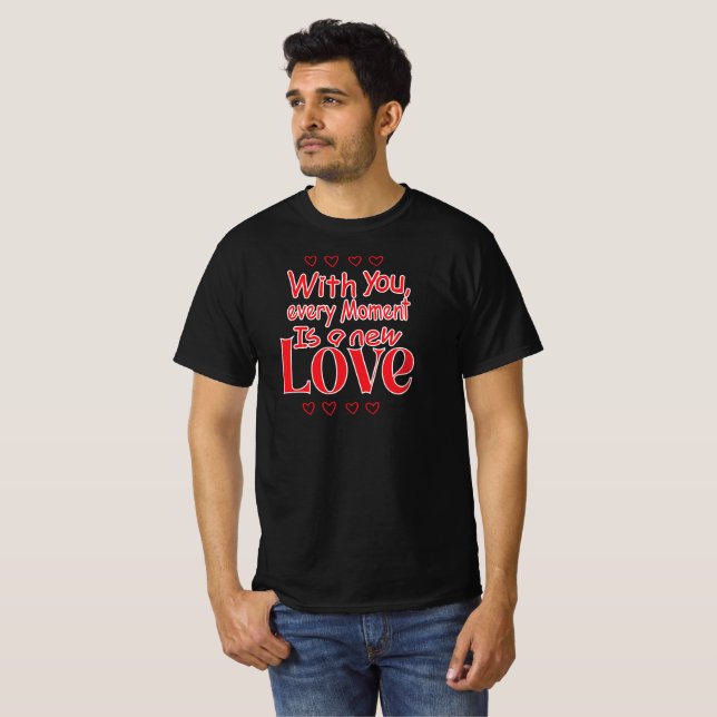 Camiseta Forever New Love Romantic Quote (Frente Completa)