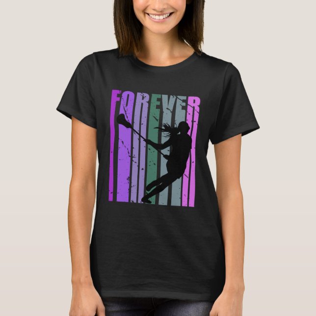 Camiseta Forever Retro Lacrosse Bonito Player Team Coach Co (Frente)