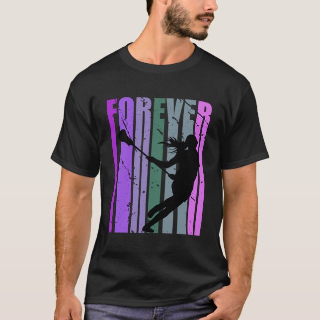 Camiseta Forever Retro Lacrosse Bonito Player Team Coach Co (Frente)
