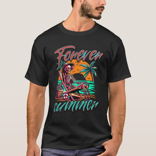 Camiseta Forever Summer T-Shirt – Endless Sunshine & Summer (Frente)