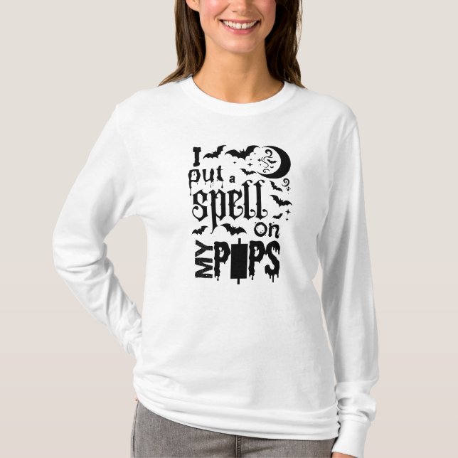 Camiseta Forex Halloween | Coloque um feitiço (Frente)