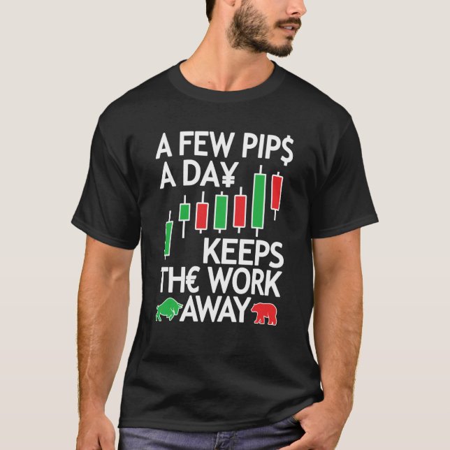Camiseta Forex Trading Currency Trader & Day Traders Few Pi (Frente)