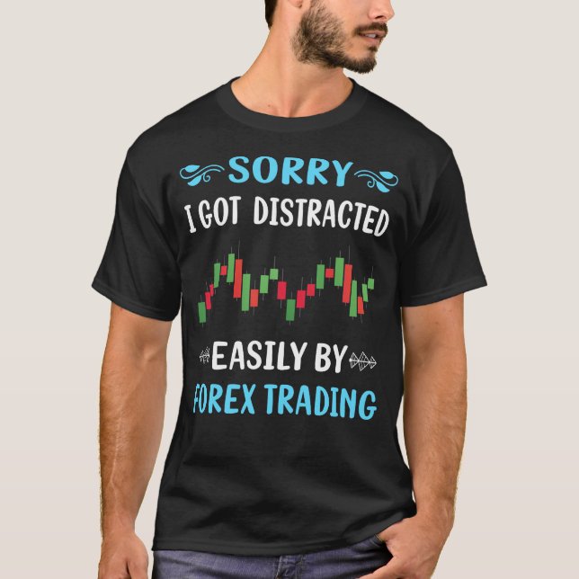 Camiseta Forex Trading Trader distraído (Frente)