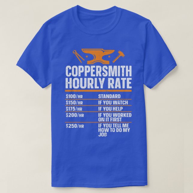 Camiseta Forging Blacksmyth Blacksmith Coppersmith T (Frente do Design)