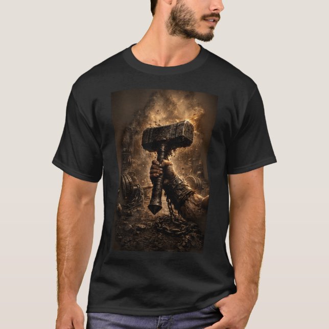 Camiseta Forjado Através de Todos os Desafios (Frente)