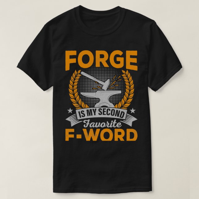 Camiseta Forjado em Fogo Irontrabalhador Forger Farrier T (Frente do Design)