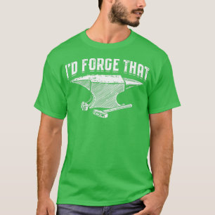 Camiseta Forjando Blacksmith Anvil Forge Blacksmithing