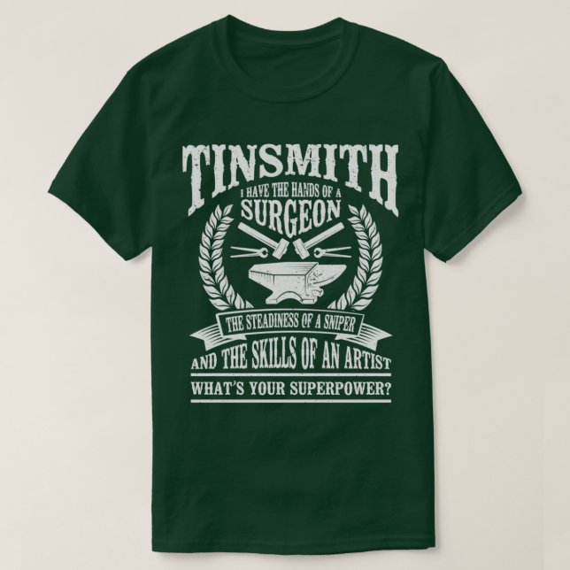 Camiseta Forjando Metalworking Blackmyth Blacksmith Tinsmit (Frente do Design)