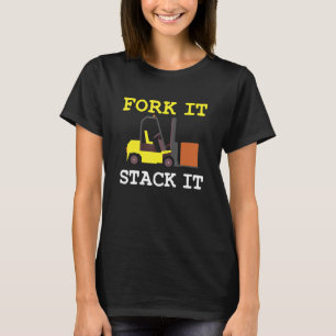 Camiseta Fork driver Fork Stack-it dizendo