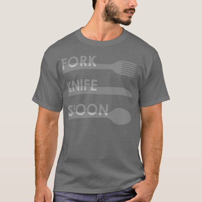 Camiseta Fork Knife Spoon (Frente)