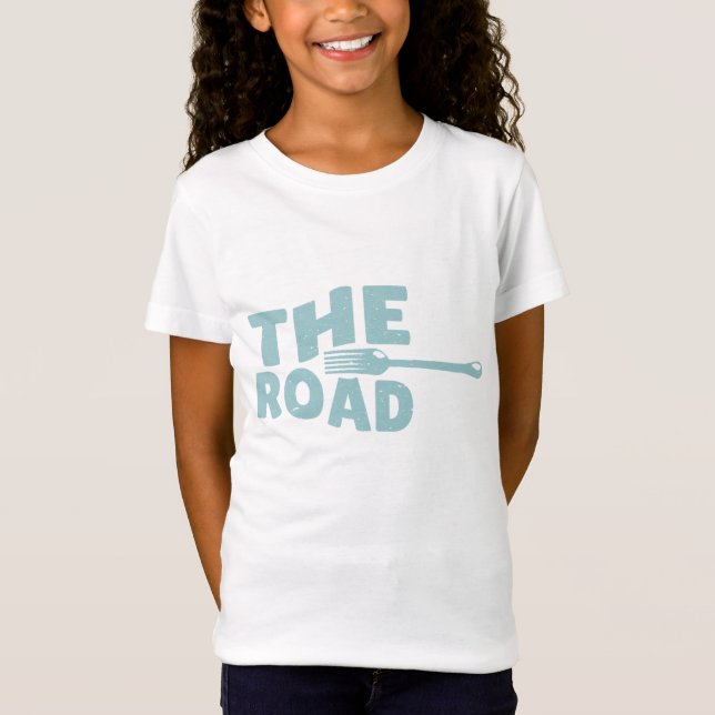 Camiseta Fork na tipografia rodoviária (Frente)