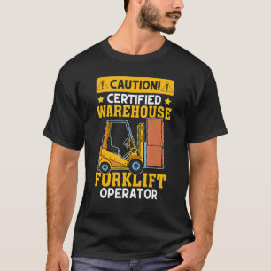 Camiseta Forkelevador Certificado de Operador de Forklevant