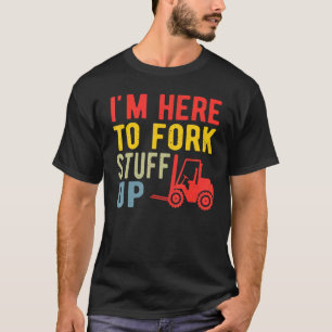 Camiseta Forklif Certificado do Forklif do Empregado de Dri