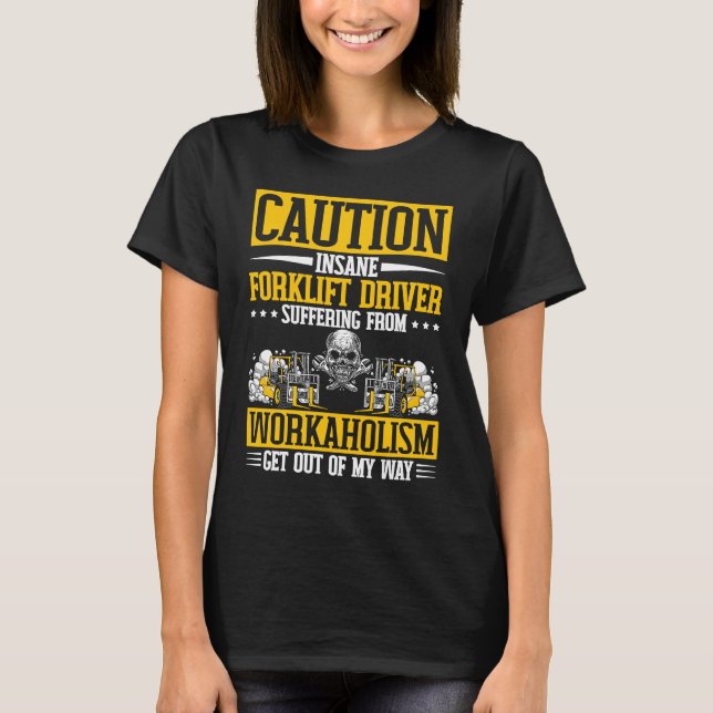 Camiseta Forklift Driver Worker (Frente)
