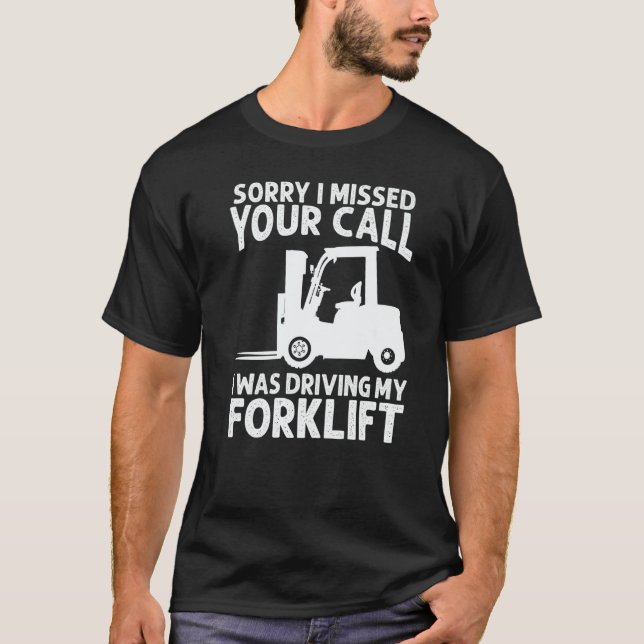 Camiseta Forklift Operator Truck Worker  3 (Frente)