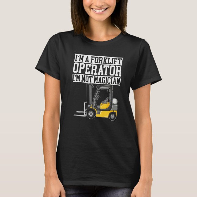 Camiseta Forklift Operator Truck Worker 8 (Frente)