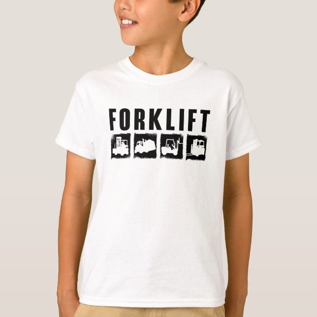 Camiseta Forklift Quote Forklift Operator Driver Worker (Frente)