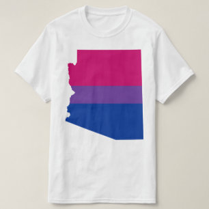 Camiseta forma bissexual com orgulho de arizona