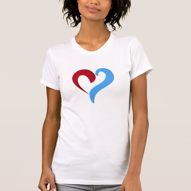 Camiseta Forma cardíaca (Frente)
