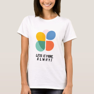 Camiseta Forma Colorida Abstrato Moderna