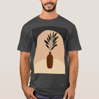 Camiseta Forma de Abstrato de Potência de Terraccota Modern