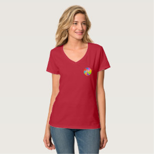 Camiseta Forma de Círculo Abstrato