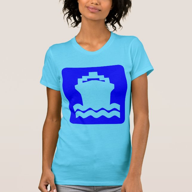 Camiseta Forma de Entrega - Azul (Frente)