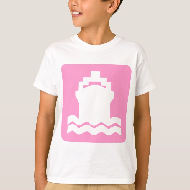 Camiseta Forma de Entrega - Rosa (Frente)