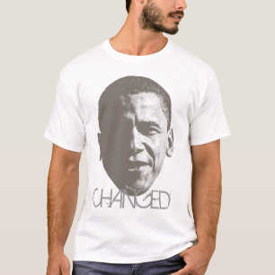 Camiseta Forma de intervalo mínimo mudada T de Obama