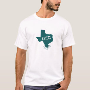 Camiseta Forma de Mapa de Silhueta do Estado das Raízes Nat